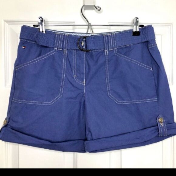 Tommy Hilfiger Vintage Y2K Cuffed Shorts size 6 - Picture 4 of 10